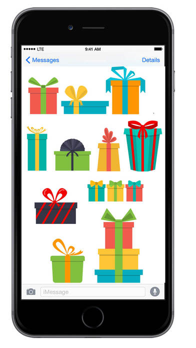 Send Christmas Presents on iMessage Chat-XMAS Gift screenshot 2