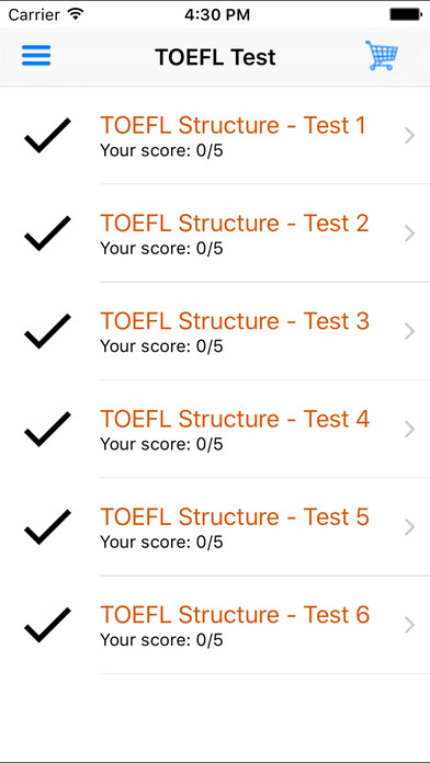 12000Q - TOEFL Practice Test screenshot 4