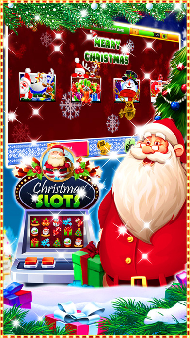 AAA Merry Christmas Casino :SLOTS Free Game! screenshot 4