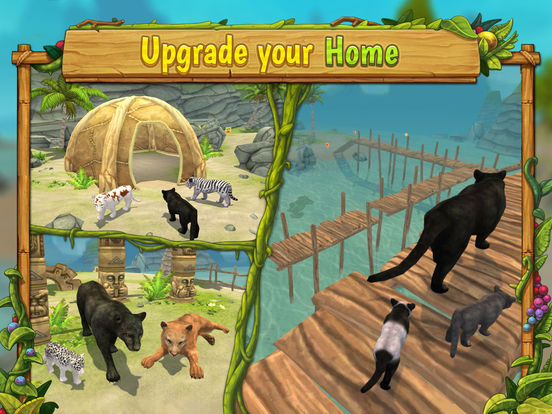 Panther Family Sim - Wild Animal Jungle Simulatorscreeshot 4