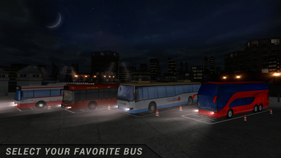 Coach Bus Night Parking 3D – Driving Game screenshot 4