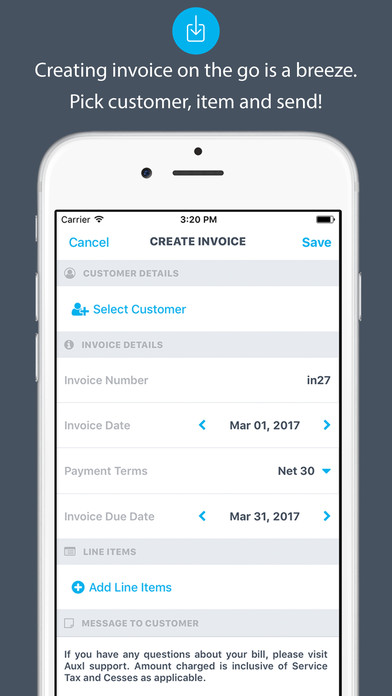 Numberz - Invoicing & Cashflow screenshot 2
