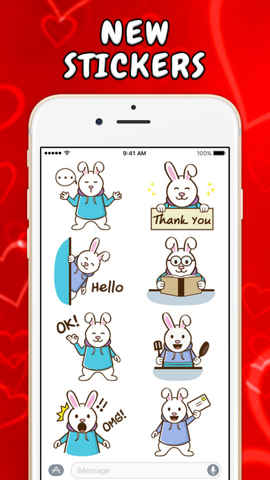 Bunny Stickers!! screenshot 2