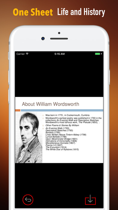 Biography and Quotes for William Wordsworth-Life screenshot 2
