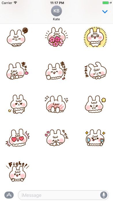 Rabbit in Love Sticker screenshot 4