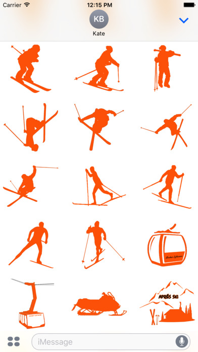 Ski Stickers screenshot 2