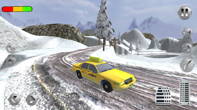 Mountain Taxi : Snow car Drive screenshot 2
