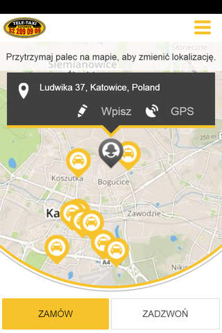 Tele Taxi Katowice screenshot 2