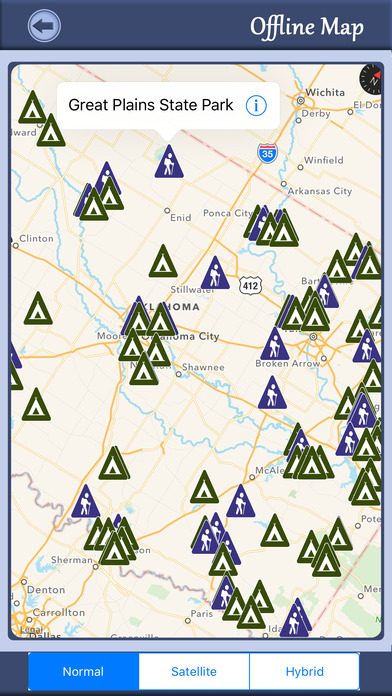 Oklahoma -  Campgrounds & Hiking Trails,State Park screenshot 2