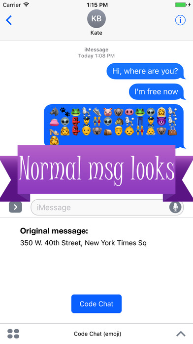 Code Chat (emoji) - no words, only emoji screenshot 3
