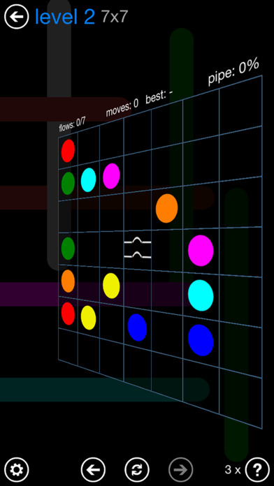 Screenshots of Flow Free: Bridges for iPhone