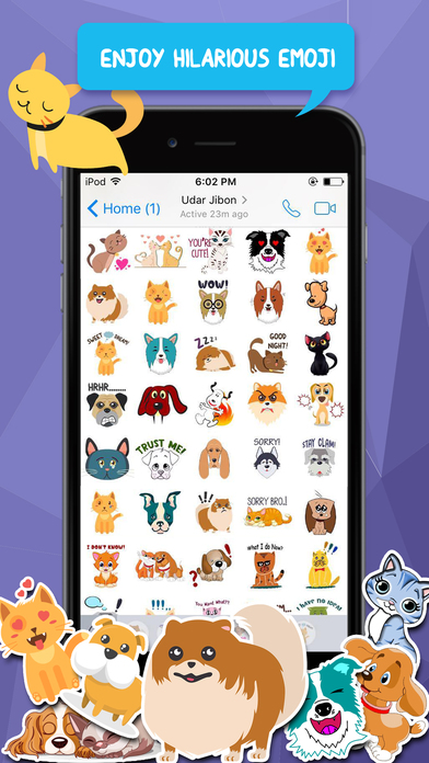 Cute Cat Emoji- Custom Keyboard Stickers screenshot 2