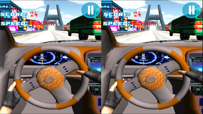 VR Fast Car Race : Extreme EndLess Driving 3d game screenshot 2