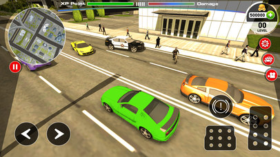 Police Chase vs Gangster Escape - City Mafia War screenshot 2