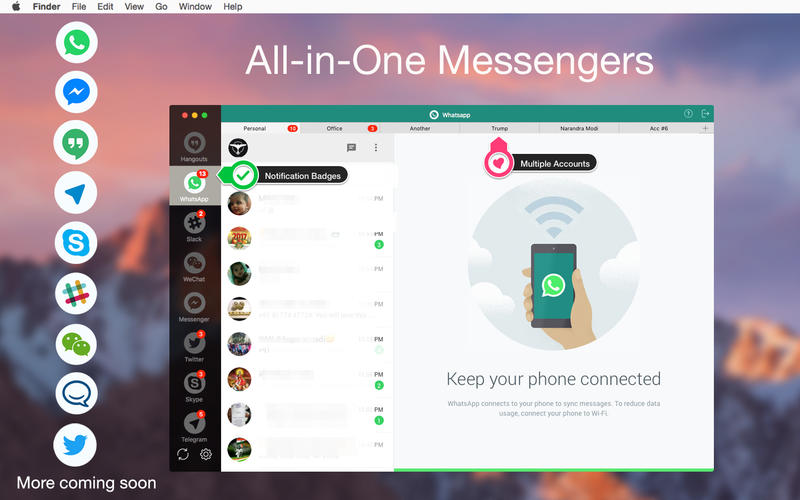 One Chat - All in one Messenger 4 WhatsApp & more Screenshots