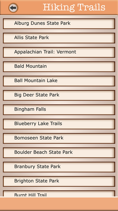 Vermont Campgrounds & Hiking Trails Offline Guide screenshot 3