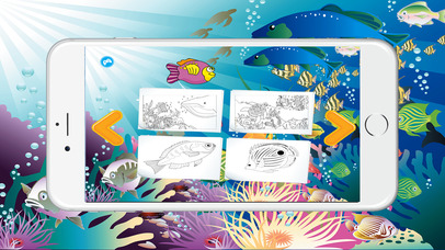 Fish Coloring BookPages Free For Kids Toddler screenshot 3