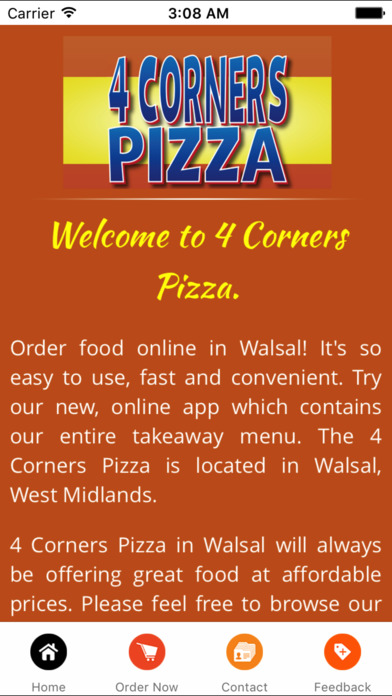 4 Corners Pizza screenshot 2