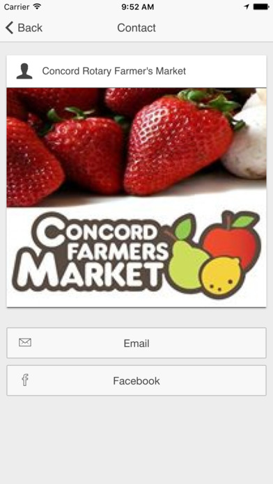 Concord Farmers Market screenshot 2