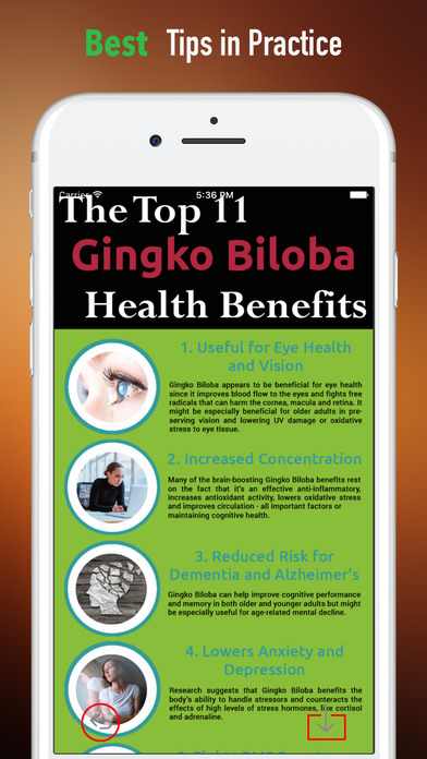Ginkgo Biloba 101-Health and Uses screenshot 4
