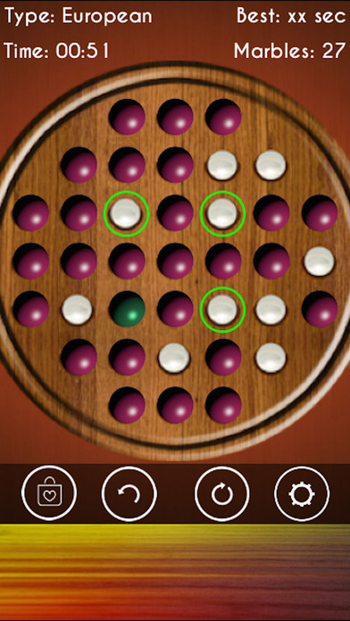 Solo Noble - Pro Pegs Solitaire Game screenshot 2