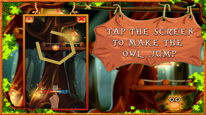 Owl Jump - Be brave and fly up to climb the tree screenshot 2