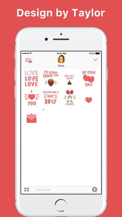 Valentine's Day 2017 stickers by Taylor Mahoney screenshot 2