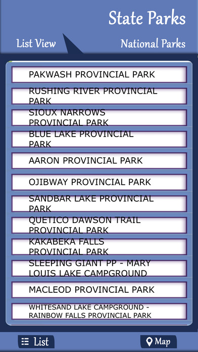Ontario - State Parks screenshot 2
