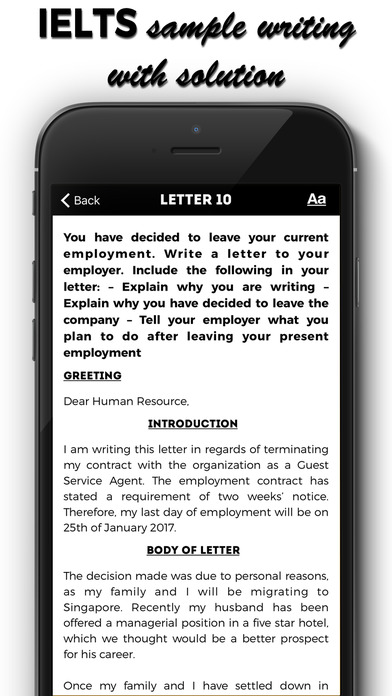 IELTS Letters screenshot 3