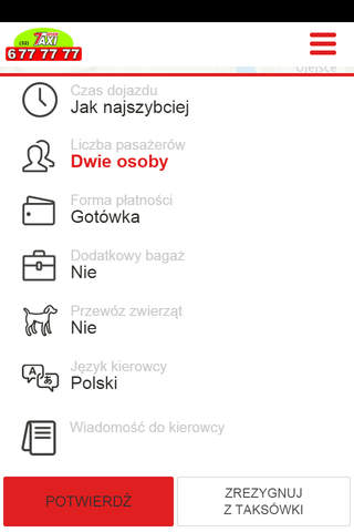 TAXI Sosnowiec screenshot 3