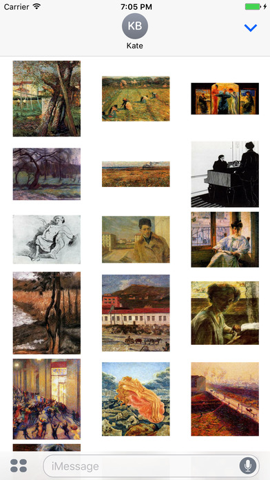 Umberto Boccioni Artworks Stickers screenshot 2
