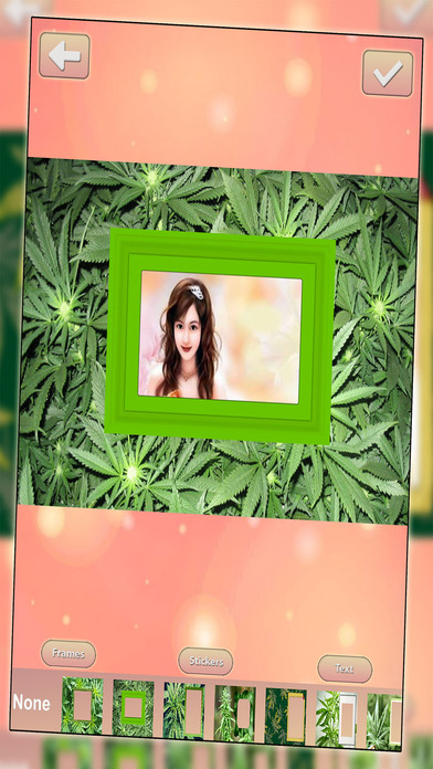 Weed Background PhotoFrames screenshot 3
