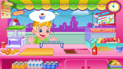 ice cream stand cooking Maker for Girls Games screenshot 4