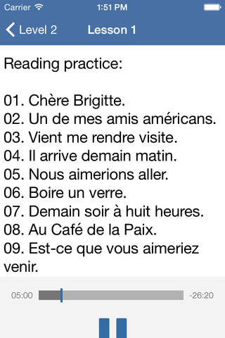 French language school for Paul Pimsleur method | screenshot 4