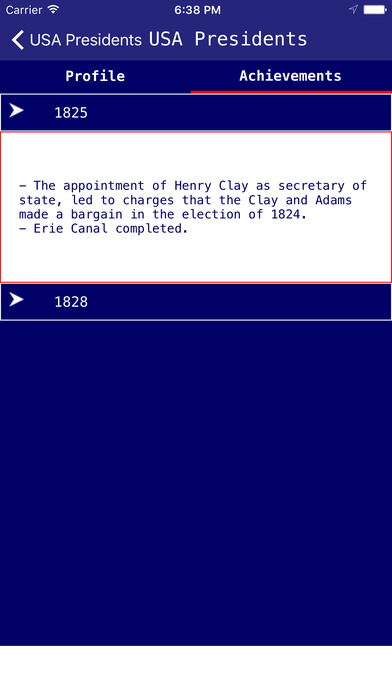 USA President Info screenshot 3