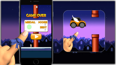 Car games: Flappy Car for friv players screenshot 2
