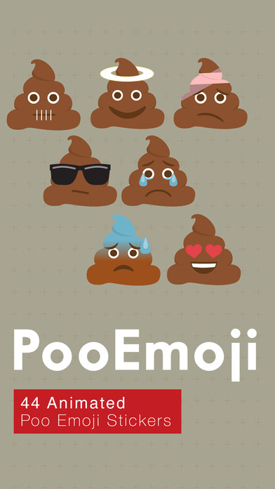 Poo Emoji : Cute Animated Poop Emoji Stickers screenshot 2