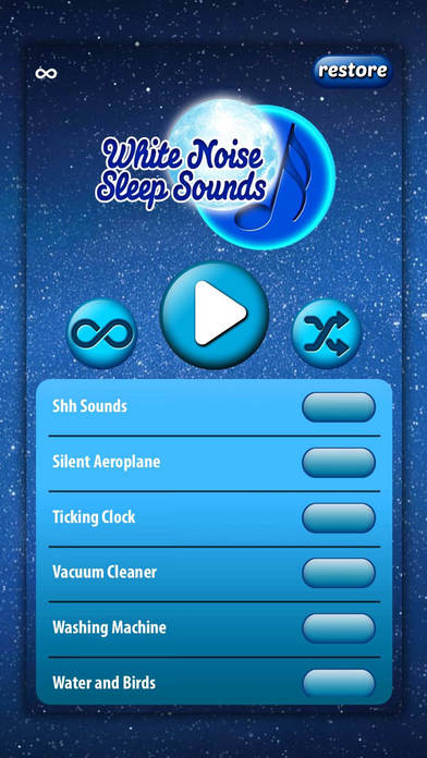 White Noise Sleep Sounds-Relaxing Music for Babies screenshot 3