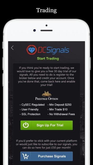 DCSignals - Forex Binary Option Signals screenshot 4