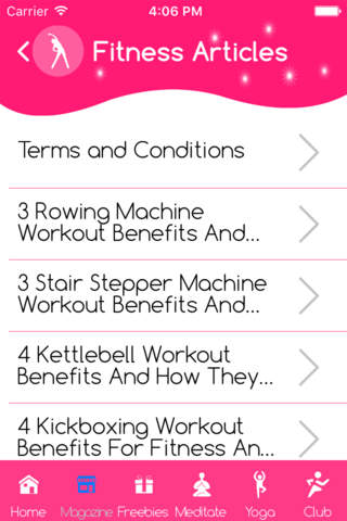 Workout schedule gym screenshot 4