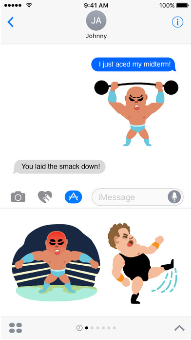 Wresting Emoji screenshot 2