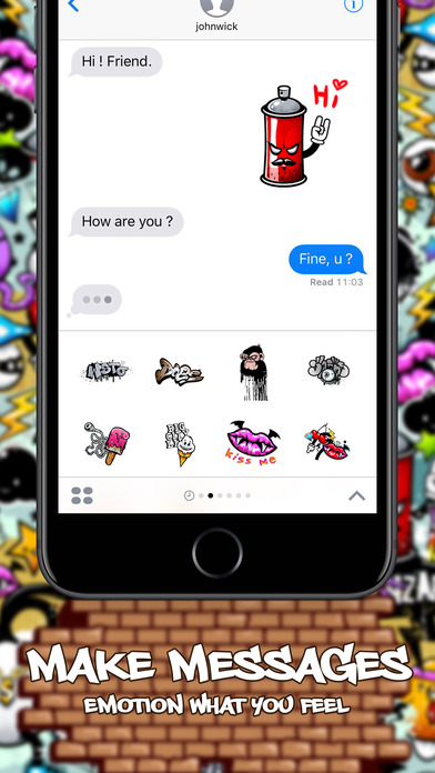 Hip Hop Fashion Emoji Stickers for iMessage Free screenshot 2