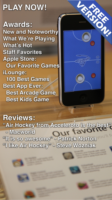 Screenshots of Air Hockey Gold for iPhone