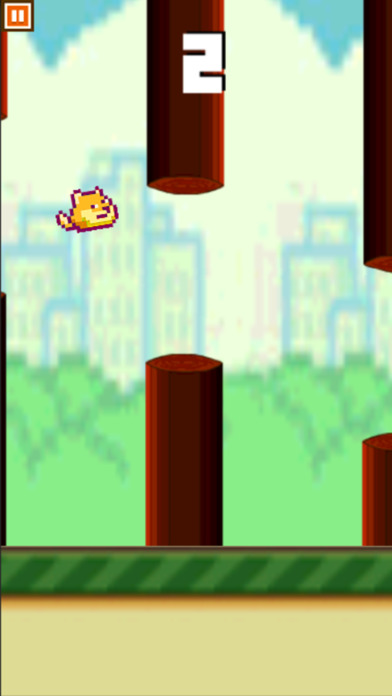Flappy Fox Swing screenshot 2