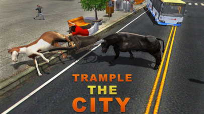 Bull Simulator 2016 – A City Rampage Game screenshot 4