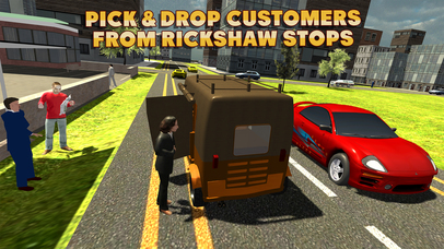 Tuk Tuk rickshaw transport – City driver simulator screenshot 2