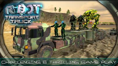 Robot Transport Truck & Driving Simulator Game screenshot 4