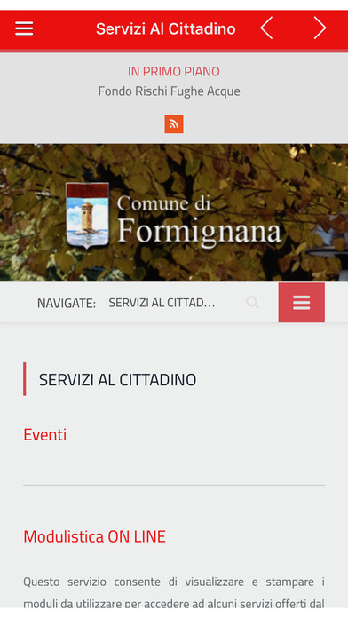 Comune di Formignana screenshot 3