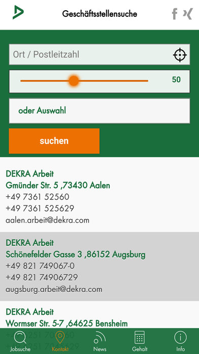 DEKRA Arbeit screenshot 4