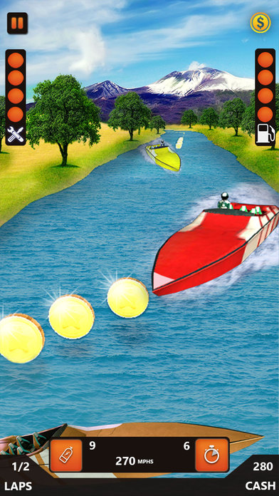 Turbo Speed jet Boat Racer - Stunt & Driving Game screenshot 4